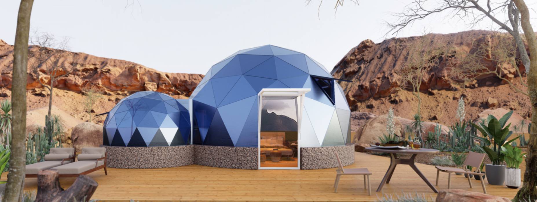 临洮县球形智能光伏玻璃星空房